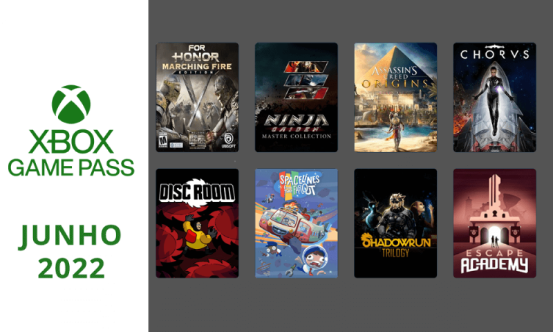 GAMEPASS - JUNHO 2022